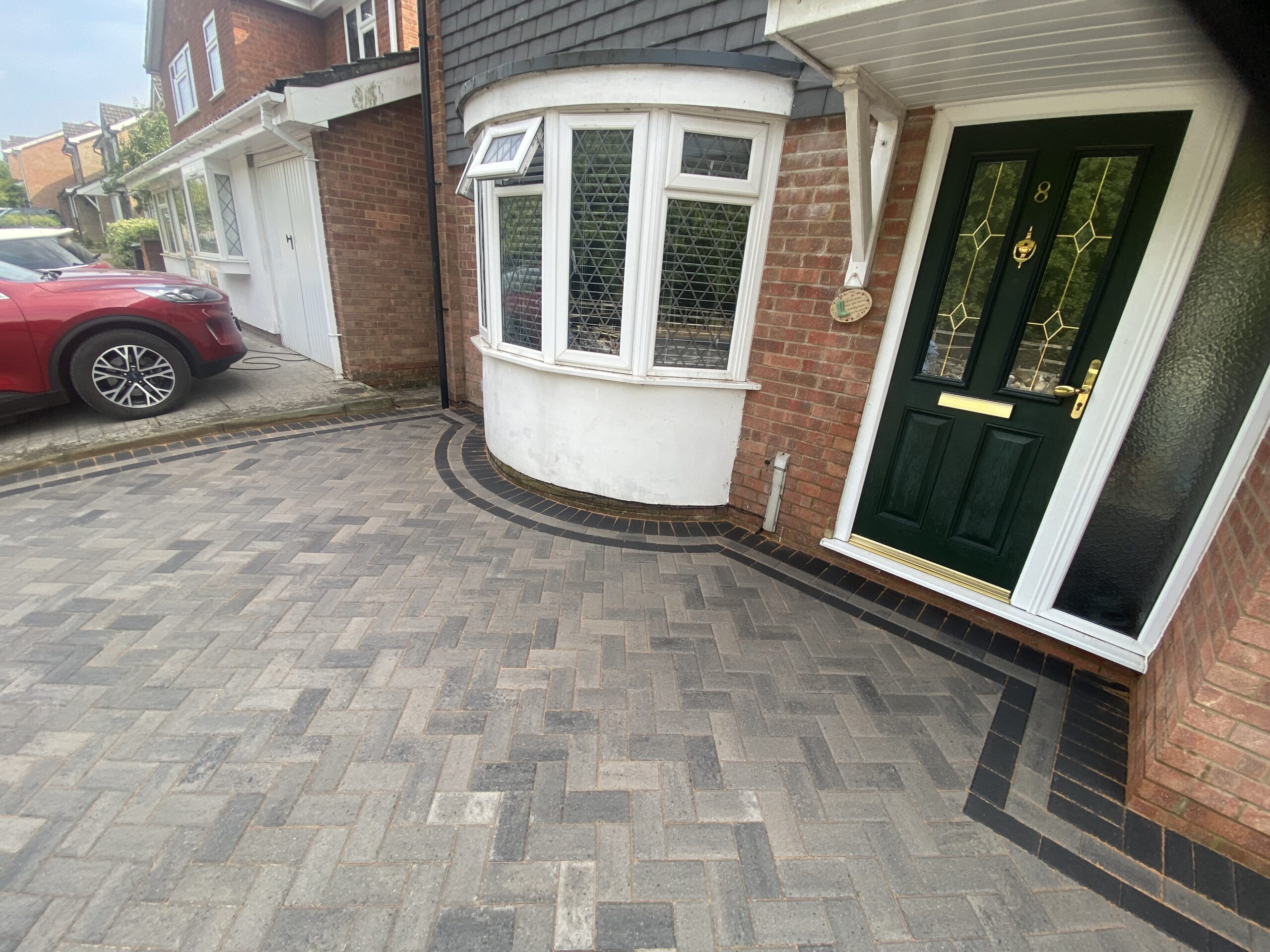 Block paving driveway installed in Maidstone