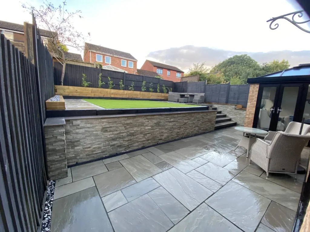 Patio installed in Barming